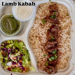 Lamb Kebab platter