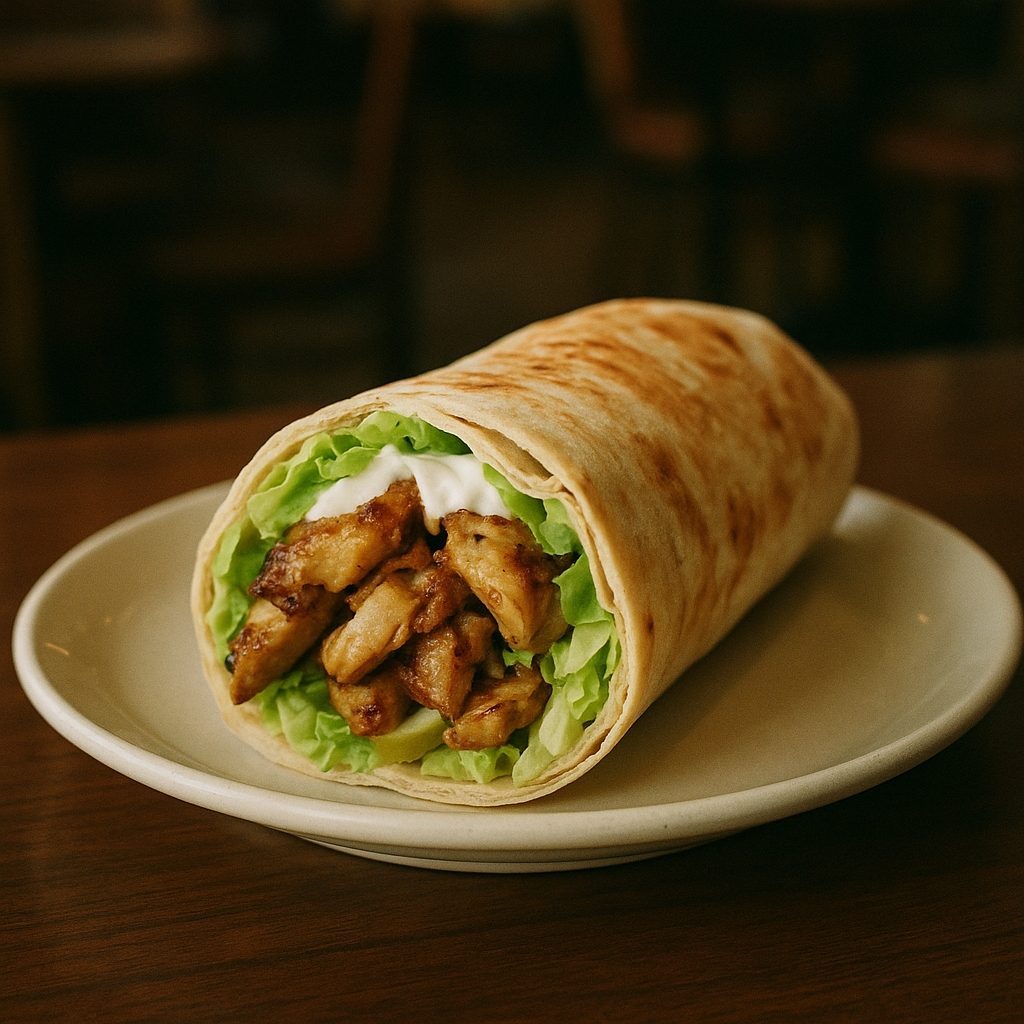 Chicken Shawarma Wrap.